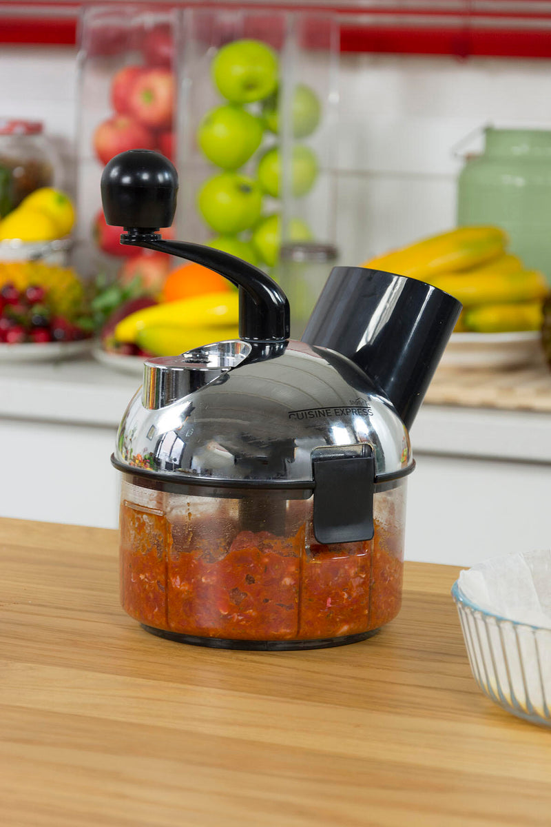 Cortador de alimentos con cuchillas intercambiables