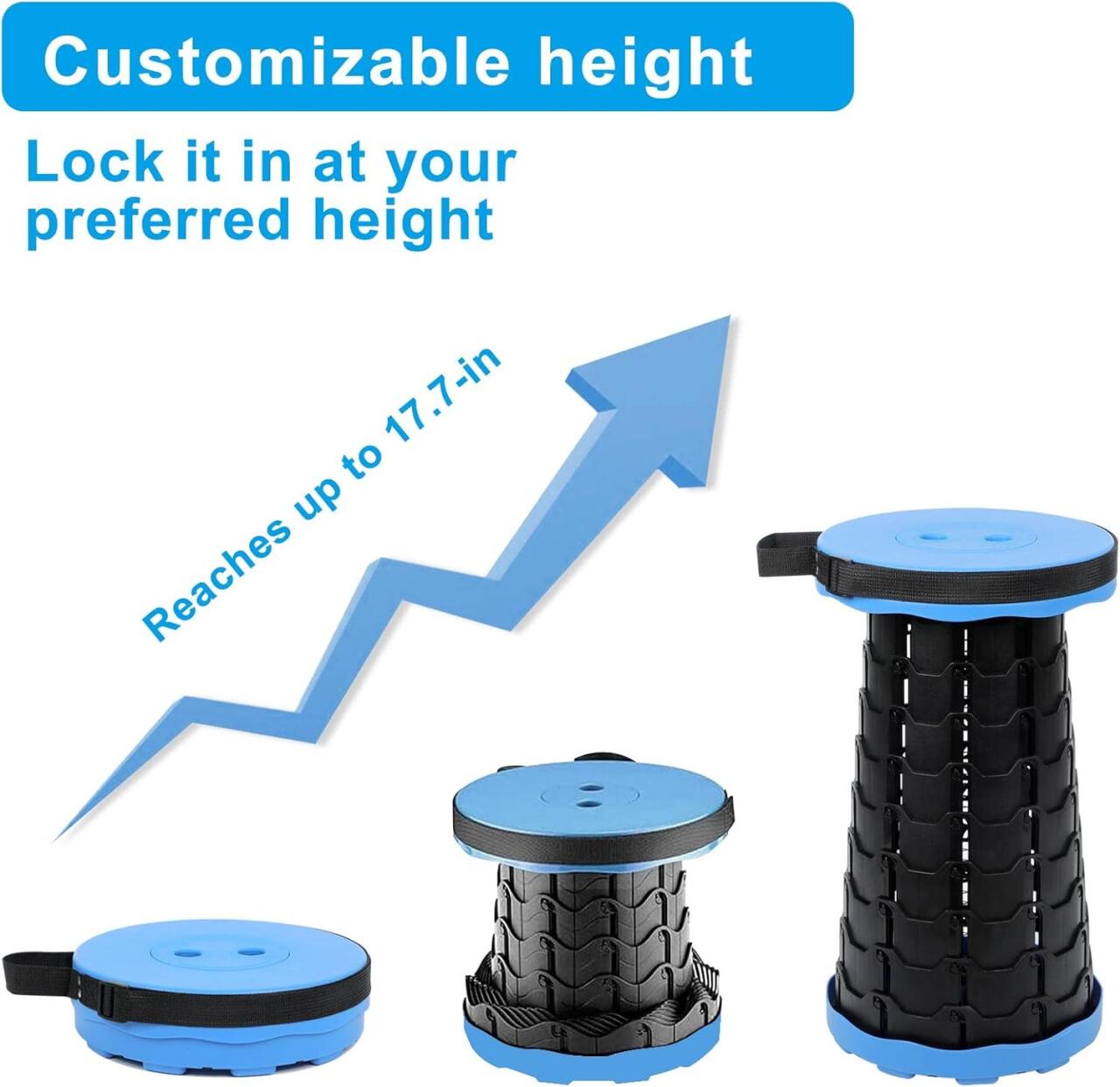 Taburete plegable portátil