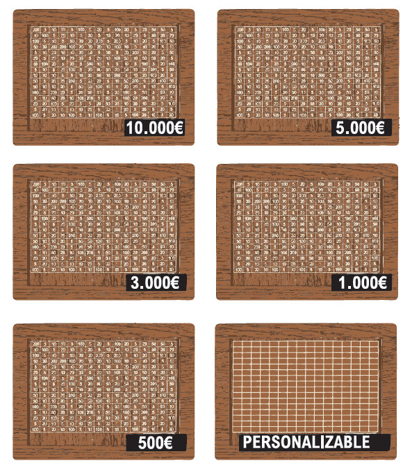 Hucha de madera personalizable
