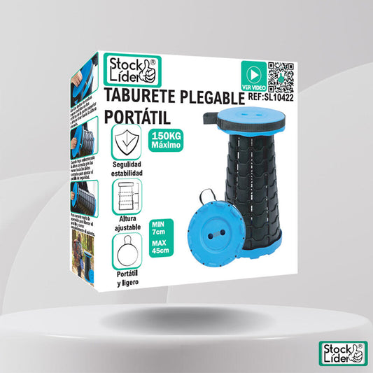 Taburete plegable portátil